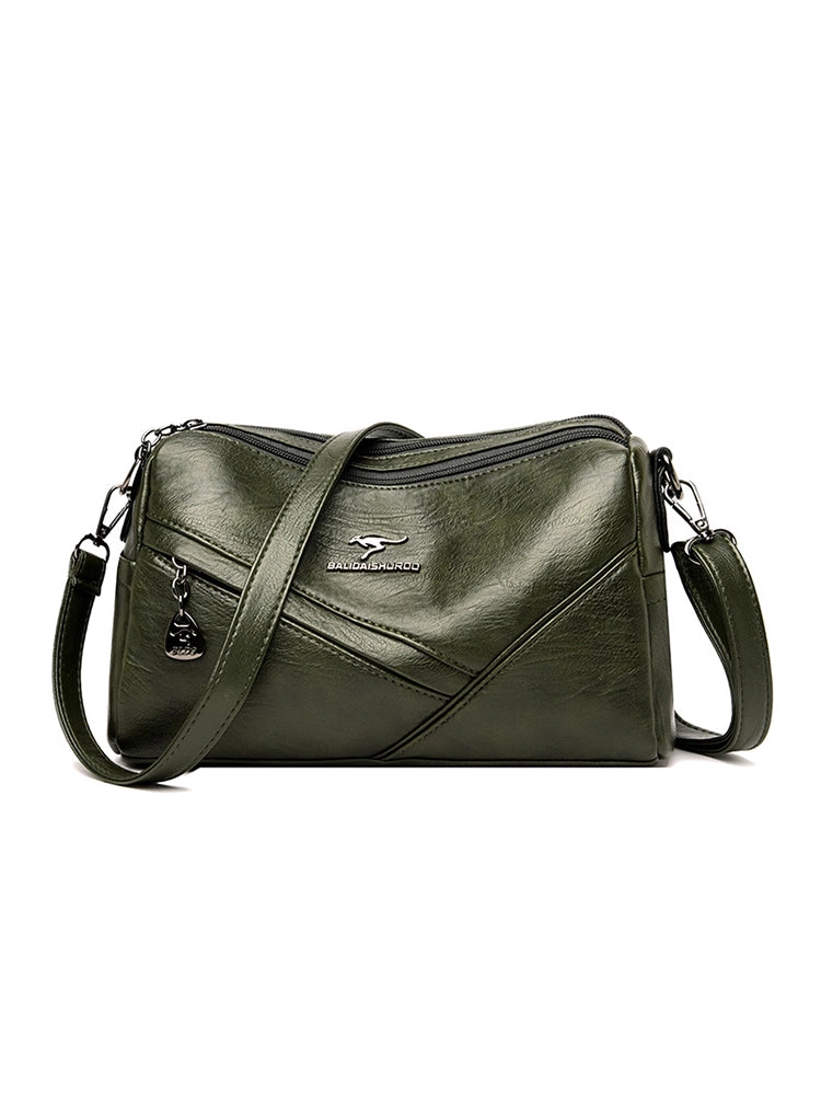 Women's Multi Pockets Soft PU Leather Purse and Handbag Shoulder Bag